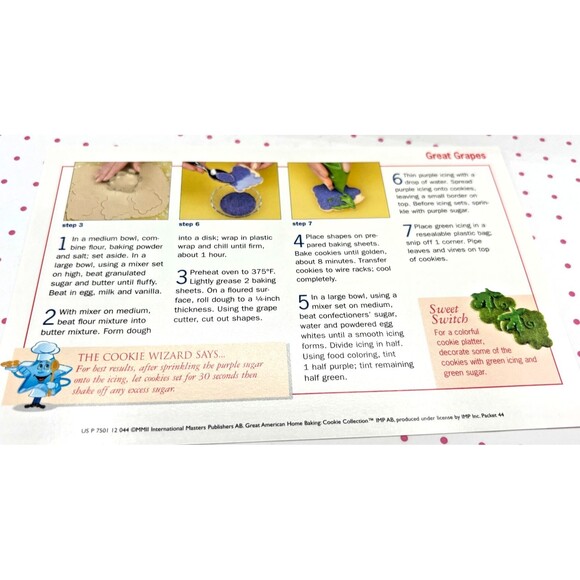 Great American Home Baking Cookie Collection Tin With Recipe Cards Templates EUC - Picture 14 of 16